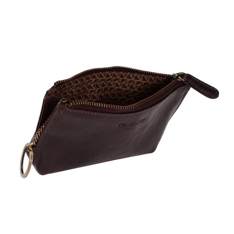 Футляр для ключей Dr.Koffer 7,5*14 см, коричневый