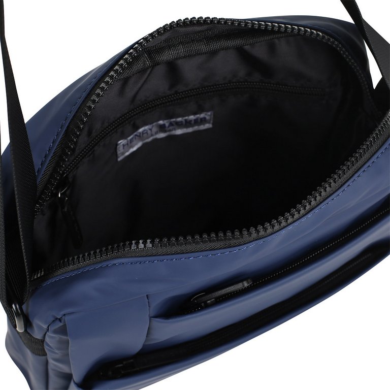 Сумка мужская Henry Backer полиэстер, на плечевом ремне, синяя