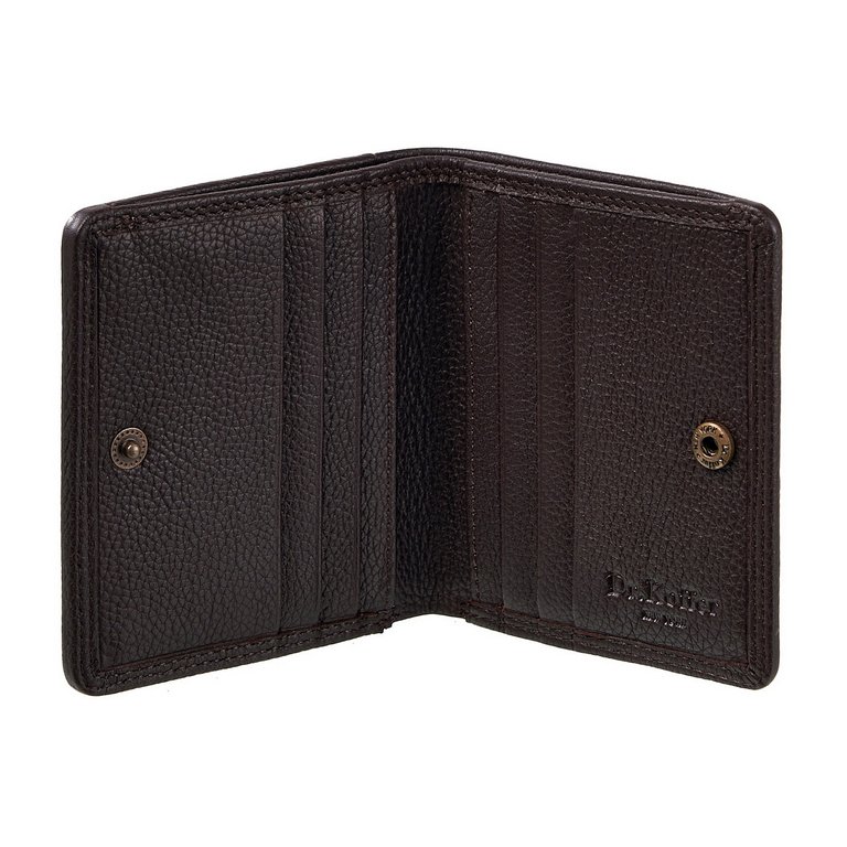 Портмоне Dr.Koffer 10*9 см нат. кожа, коричневый