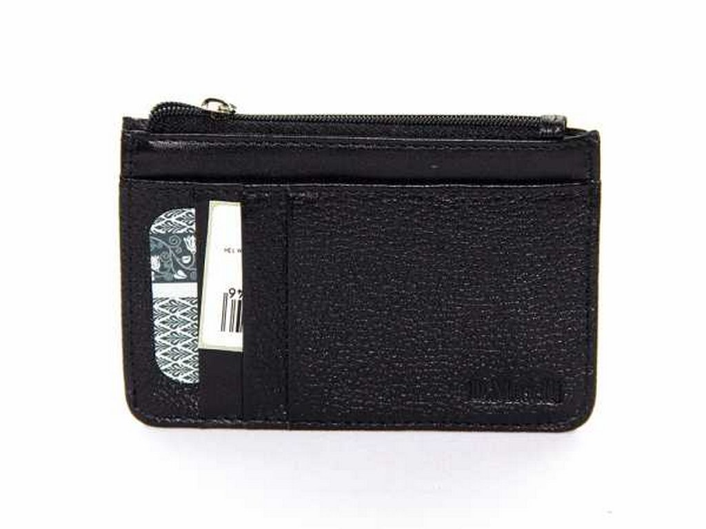 Картхолдер D.Morelli "Бруклин" нат.кожа, черный, 12*9*1 см