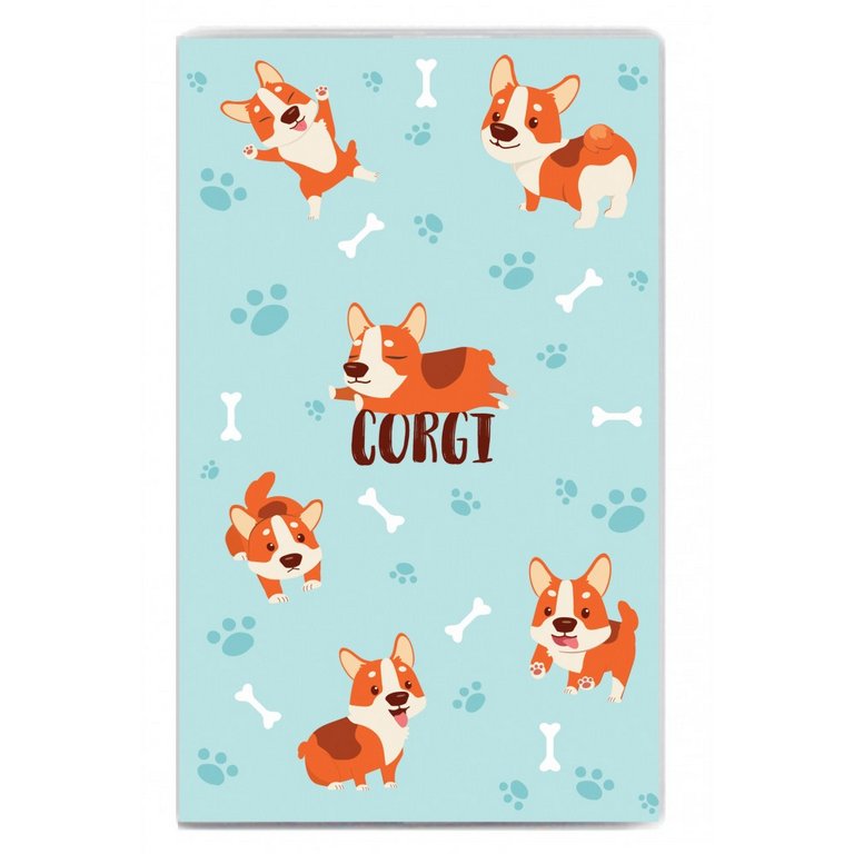 Обложка для двух карт "Корги" 93х124мм
