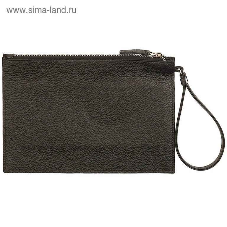 Сумка женская-конверт  D.Morelli , нат. кожа, черная