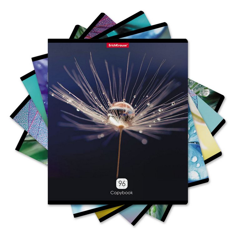 Тетрадь 96 лист кл. А5 на скрепке "Макромир", глянцевая ламинация