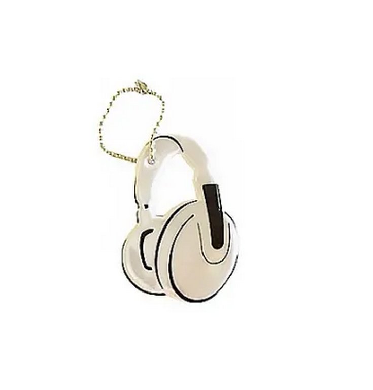 Светоотражатель (подвес) "Headphones" 42x65 мм deVENTE