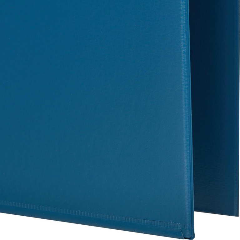 Папка-регистратор А4 50мм Bantex пл. карман на торце, в пленке ПВХ синяя