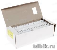 Гребенки пласт. d = 38 mm (бел) 25 шт/уп (360 листов)  Lamirel