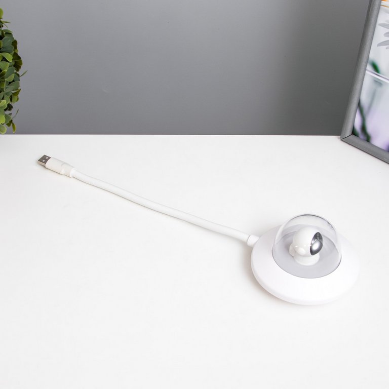 Светильник "Летающая тарелка" 7,5х10х35,5 см, пластик