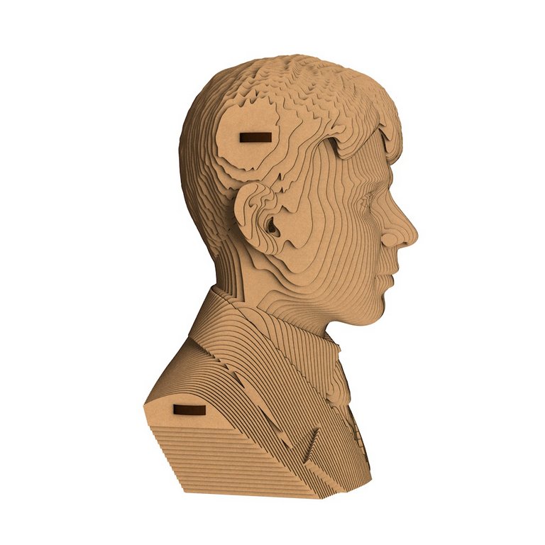 Сборная модель из гофрокартона "Сергей Есенин" h=19см, 89 дет., 6+, 5cult