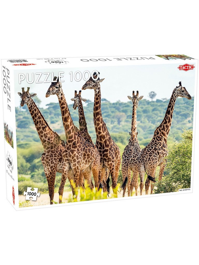 Пазлы 1000 дет. "Жирафы" TACTIC