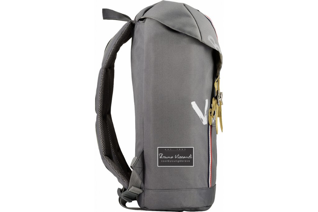 Рюкзак молодежный мужской Bruno Visconti, серый