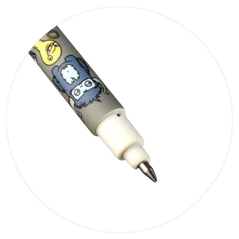 Ручка пиши-стирай гелевая Феникс+ "Монстрики" синяя 0,5мм (ассорти)