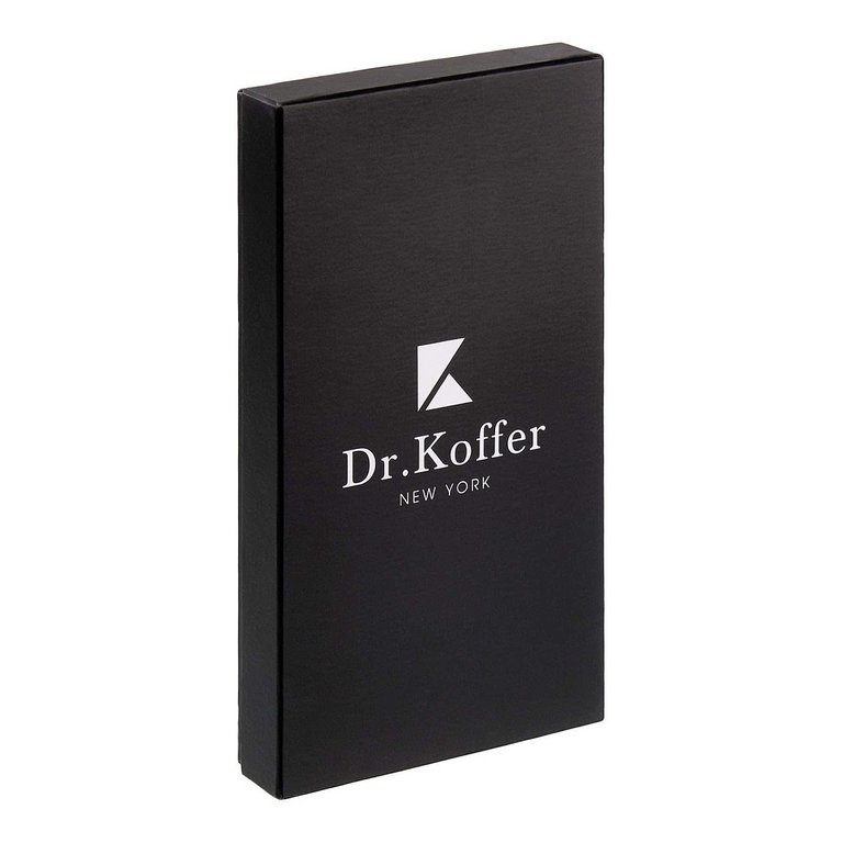 Обложка для паспорта Dr.Koffer нат. кожа, синий