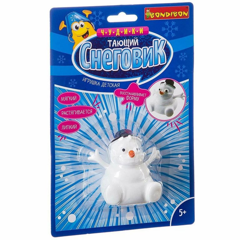 Игрушка Чудики "Тающий снеговик" Bondibon