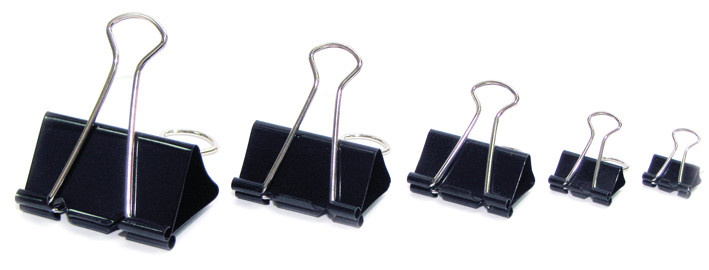 Зажим для бумаг 25 мм черный