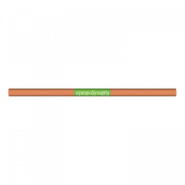 Бумага креповая 50*250 пастель абрикосовая, в рулоне, Альт