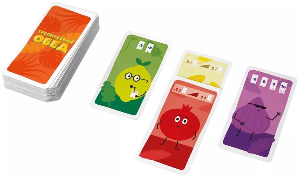Игра настольная  .6+ с карточками "Тропический обед" Стиль жизни