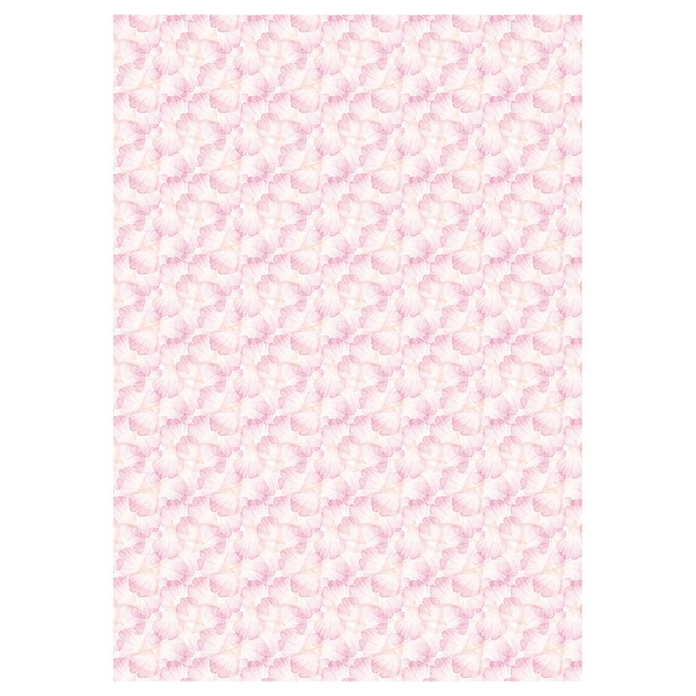 Бумага упаковочная 70*100см  в рулоне (ассорти) "Bouquet" MESHU