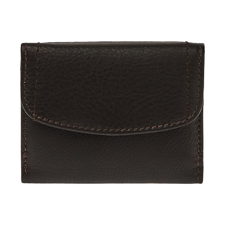 Портмоне Dr.Koffer 9,5*7,5 см нат. кожа, коричневый