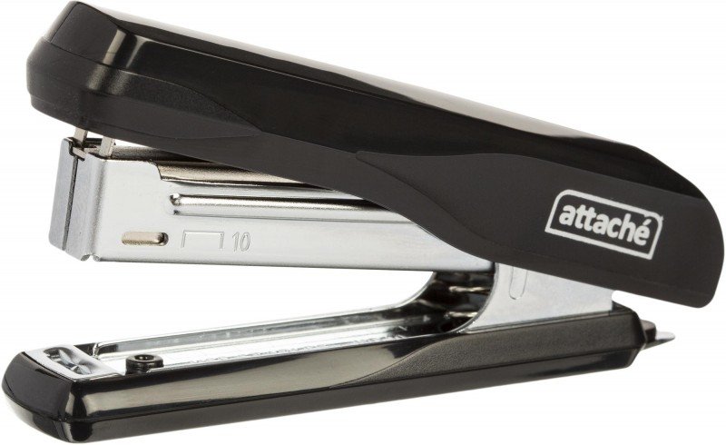 Степлер № 10 до 20л Attache чёрный с антистеплером