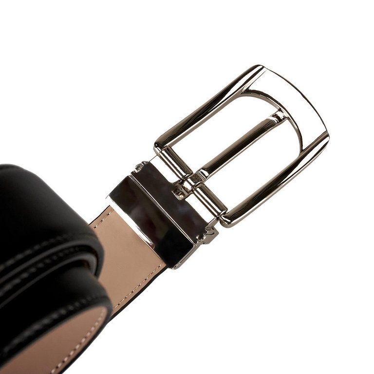 Ремень Dr.Koffer мужской нат. кожа, черный