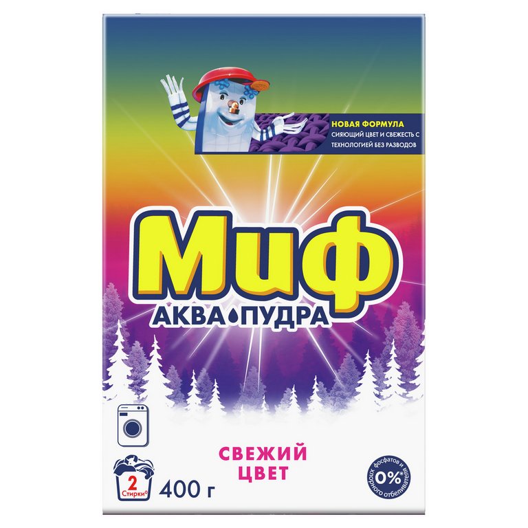 Стиральный порошок Миф автомат   400 г. колор