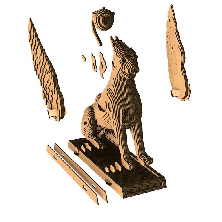 Сборная модель из гофрокартона "Петербургский Грифон" 144 дет., 6+, 5cult