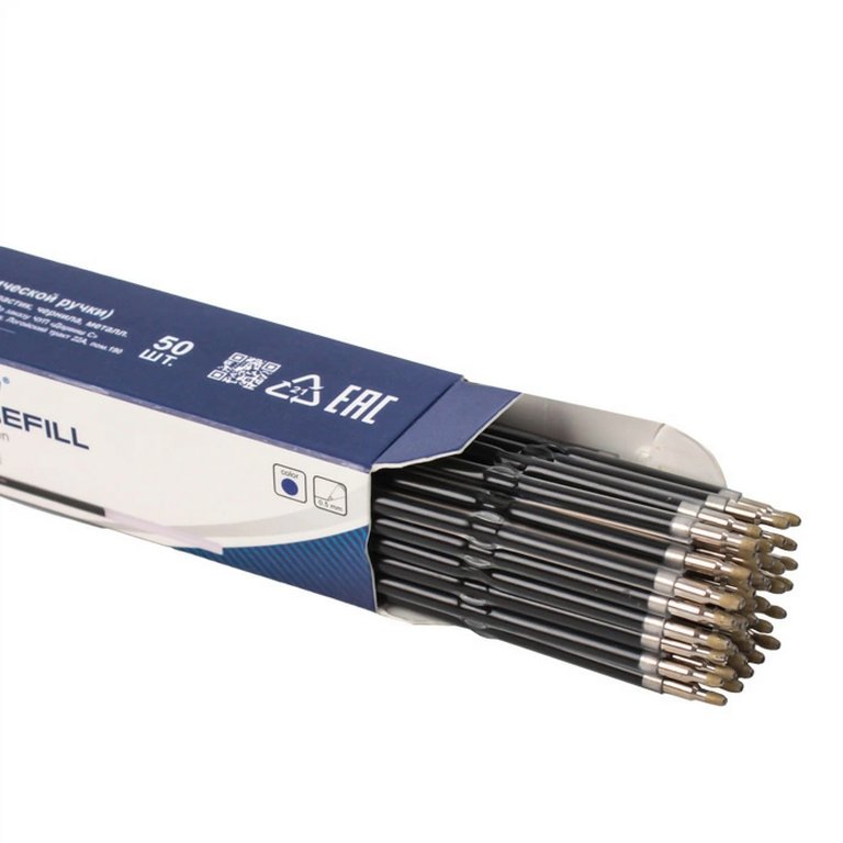 Стержень шариковый 116мм, синий 0,5 мм