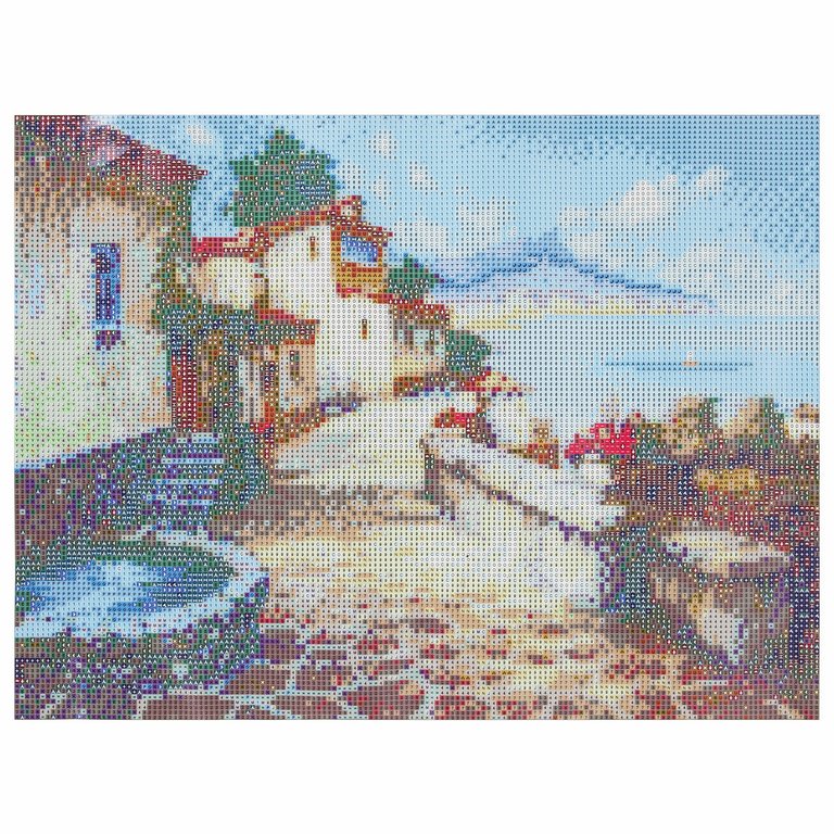 Алмазная мозаика 30*40см "Южный полдень" ОСТРОВ СОКРОВИЩ