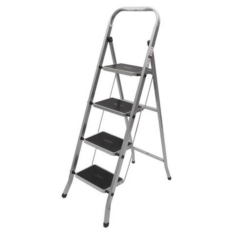 Стремянка 4 ступени КЛАСС ПЛЮС стальная
