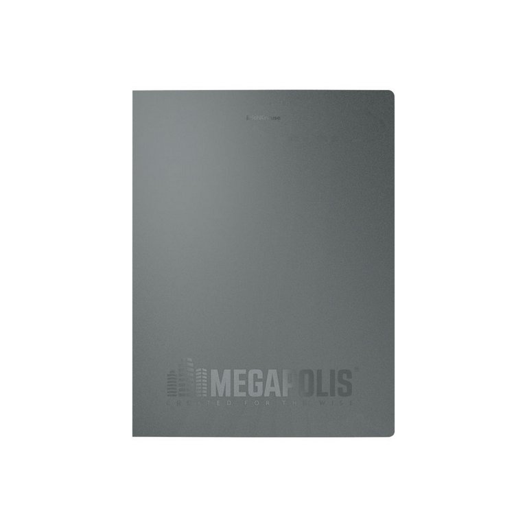 Папка с боковым зажимом А4 пластик ErichKrause MEGAPOLIS, цв. ассорти