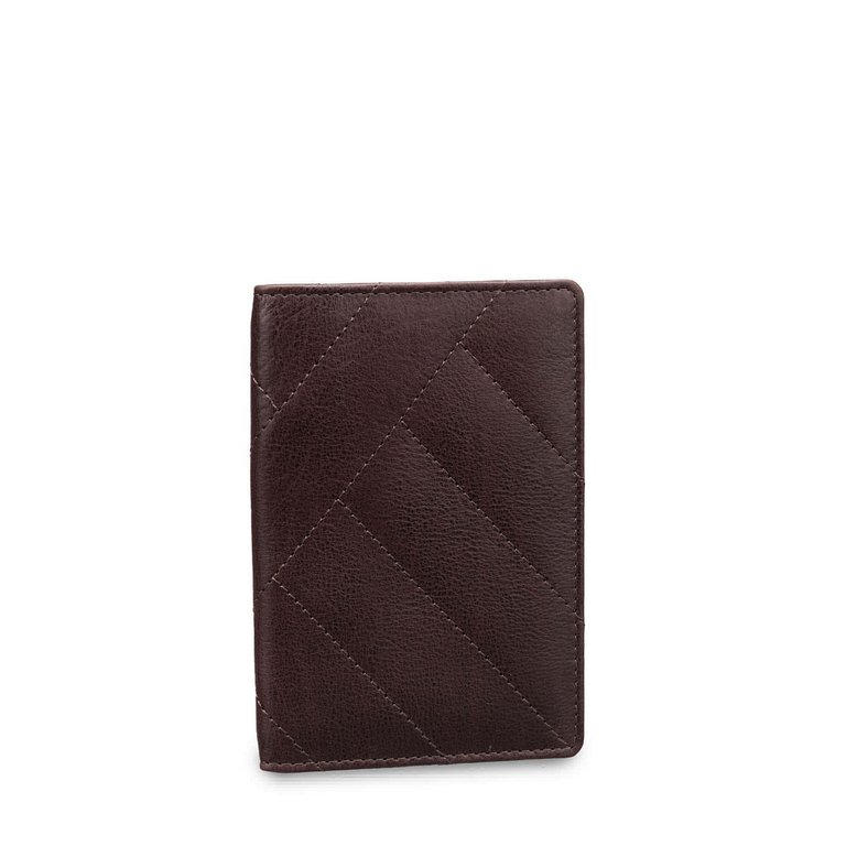 Обложка для паспорта Dr.Koffer нат. кожа, коричневый