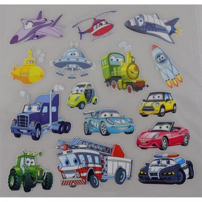 Термонаклейки для текстиля deVENTE "Cars" 21,5х21,3 см