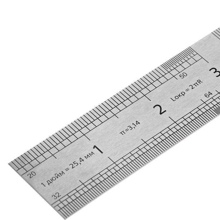 Линейка 100 см. метал. в чехле СТАММ