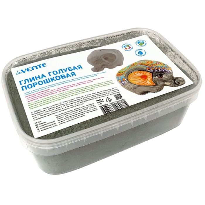 Глиняный порошок для лепки  deVENTE голубая, 1 кг