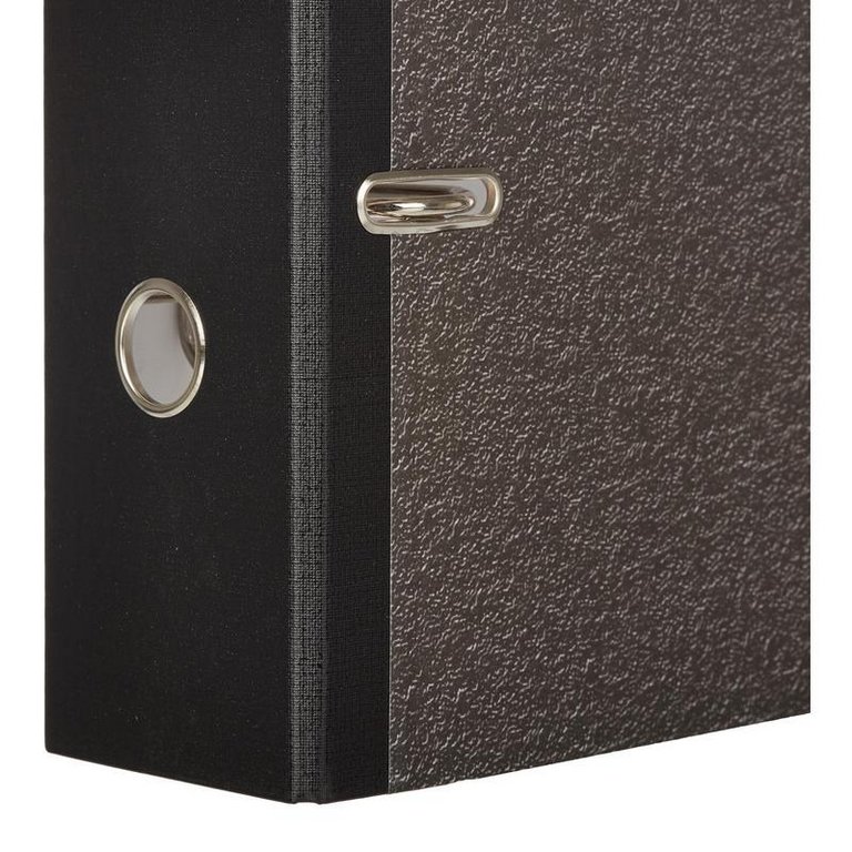 Папка-регистратор А4 90мм Attache пл. карман на торце, черная