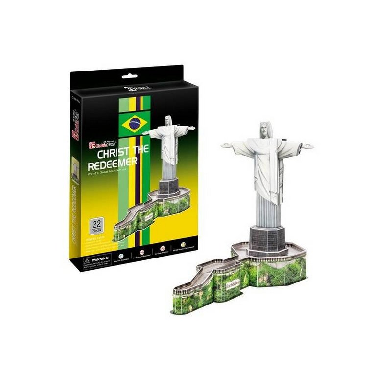 Пазл 3D  22 дет. "Статуя Христа-Искупителя" Cubic-Fun