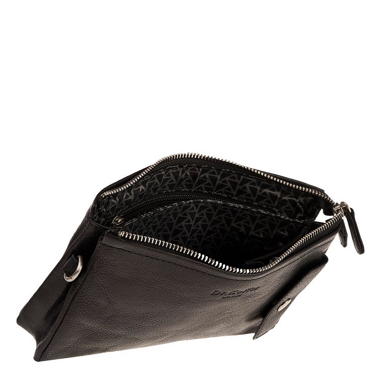 Сумка-органайзер Dr.Koffer 20*13*4см, нат. кожа, черный