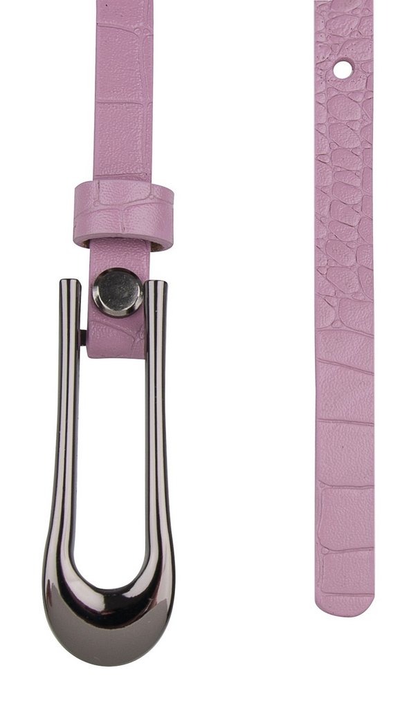 Ремень Alliance нат. кожа,  ширина 12мм, сиреневый