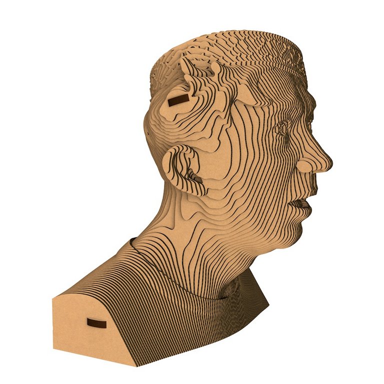 Сборная модель из гофрокартона "Юрий Никулин" h=18см, 146 дет., 6+, 5cult