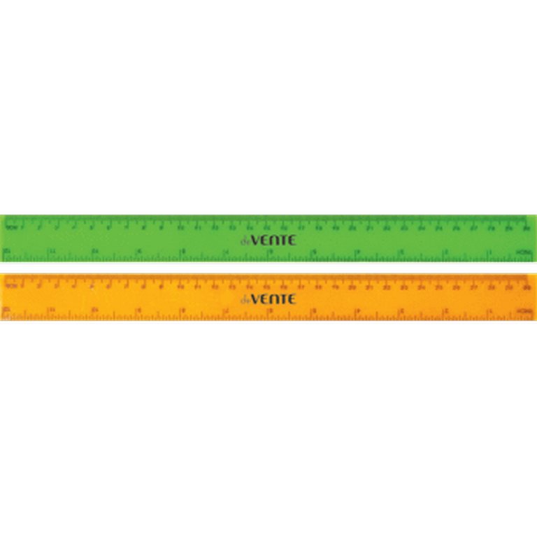 Линейка 30 см. пласт. флюор. deVENTE