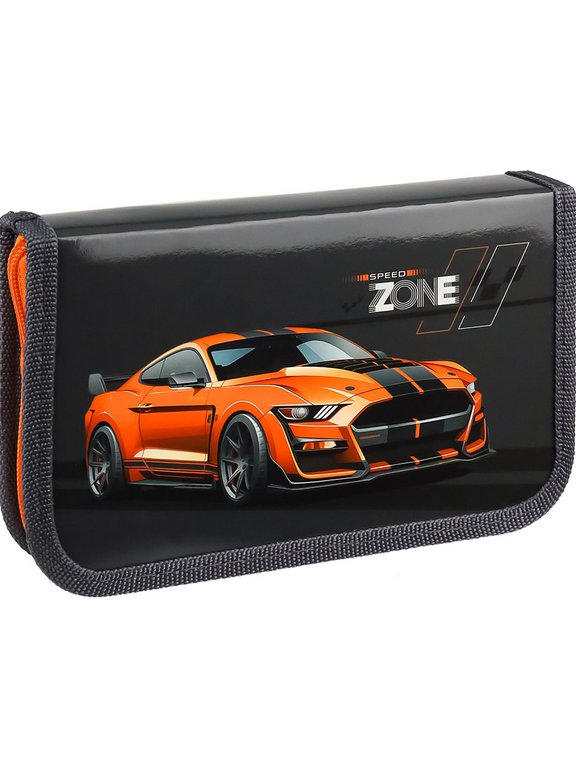 Пенал 1 отд. для мальчика Profit "Крутая тачка" 190х115 (ламинир.картон)