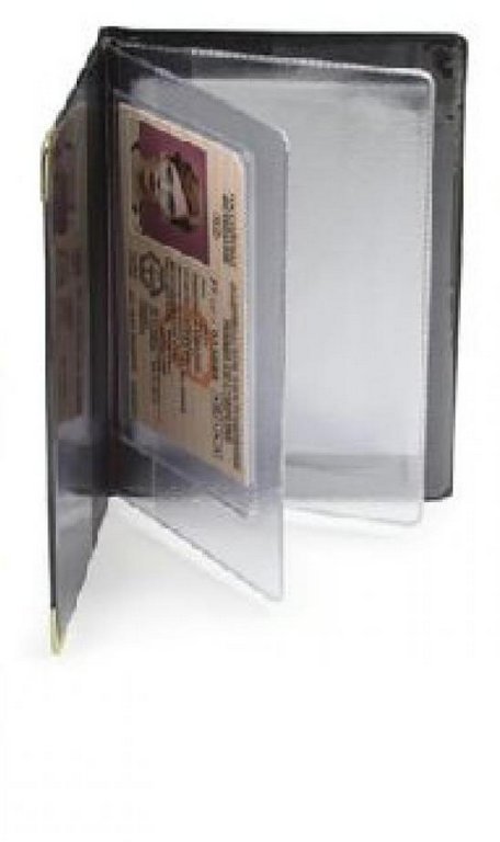 Бумажник для автодокументов ПВХ с уголком