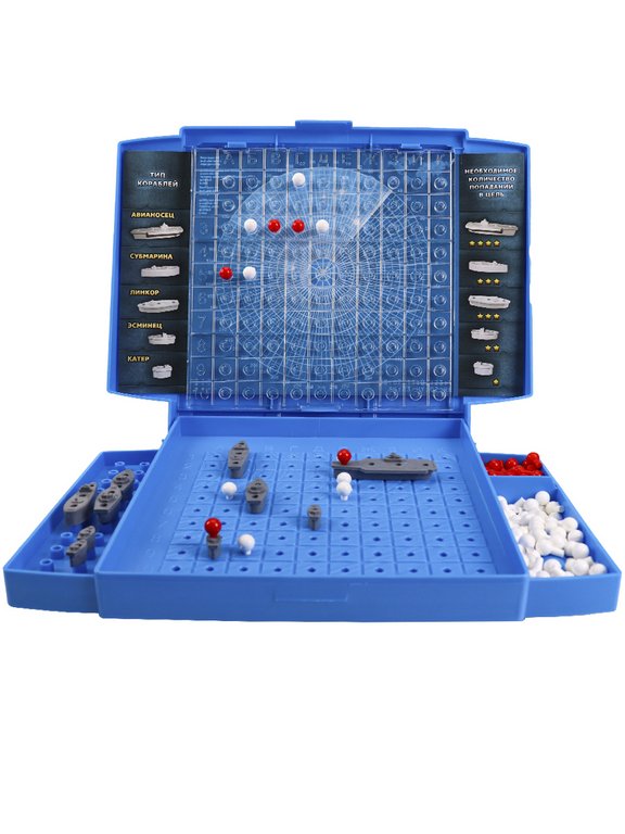 Игра настольная  .6+ "Морской Бой" Рыжий КОТ