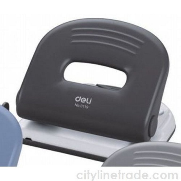 Дырокол до 25л метал. Deli Pro с линейкой ассорти