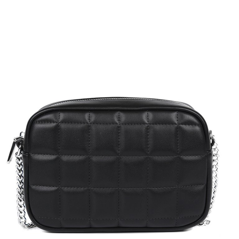 Сумка женская FABRETTI 21х15х7 см, нат. кожа, черный