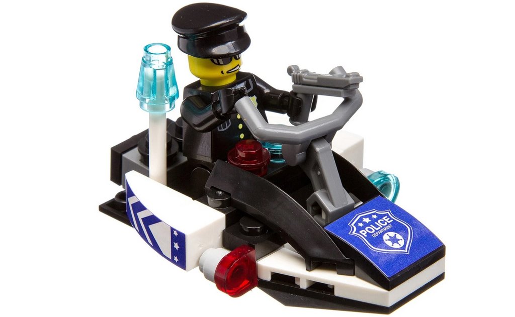 Конструктор пластиковый   АССОРТИ 3в1 "Полиция" 6 видов Bondibon, арт. М7613.