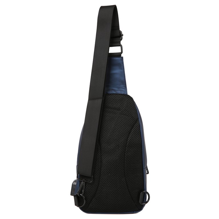 Сумка дорожная FABRETTI нейлон, 16X31X6см., синий, муж.