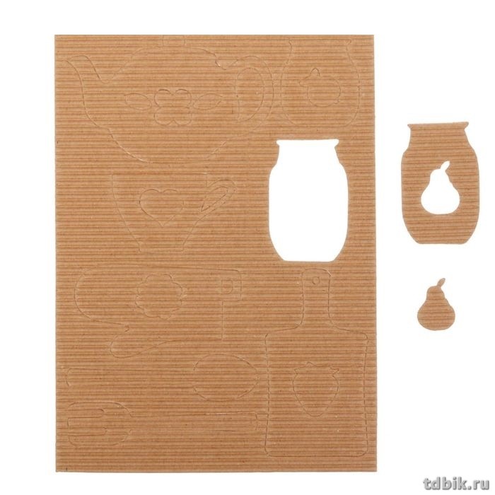 Вырубные картинки "Чаепитие" 11*16см