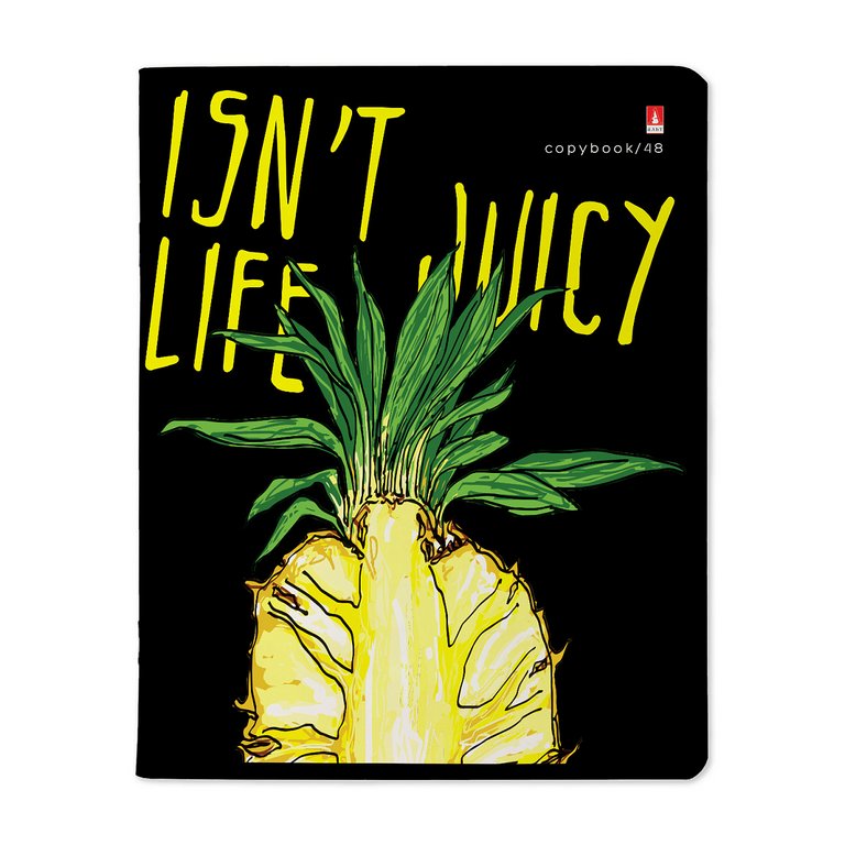 Тетрадь 48 лист кл. А5 на скрепке "JUICY LIFE" 5 ВИДОВ