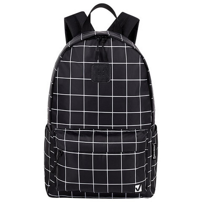 Рюкзак молодежный женский BRAUBERG POSITIVE "Checkered" 42*28*14 см, карман-антивор